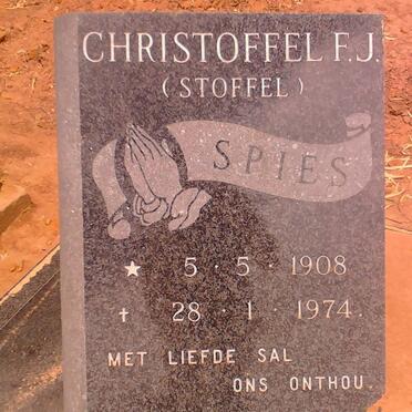 SPIES Christoffel F.J. 1908-1974