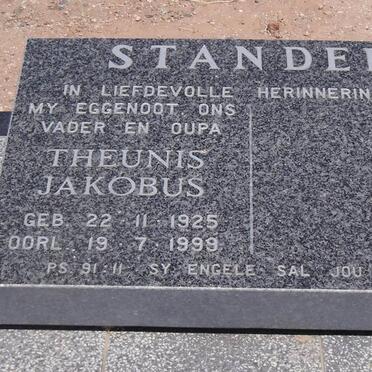 STANDER Theunis Jakobus 1925-1999