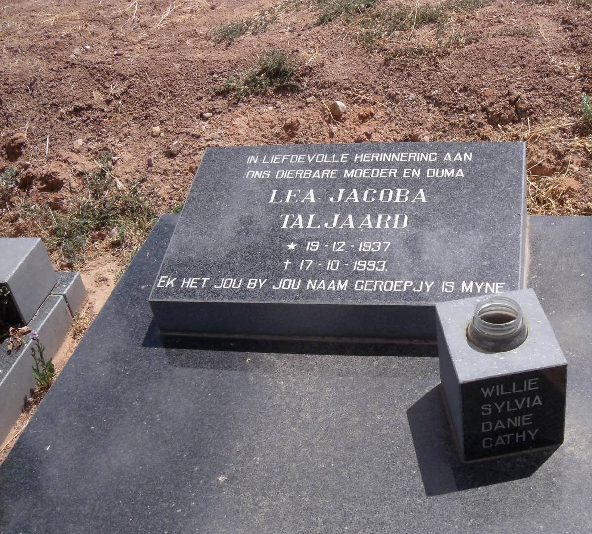 TALJAARD Lea Jacoba 1937-1993