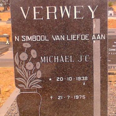 VERWEY Michael J.C. 1938-1975