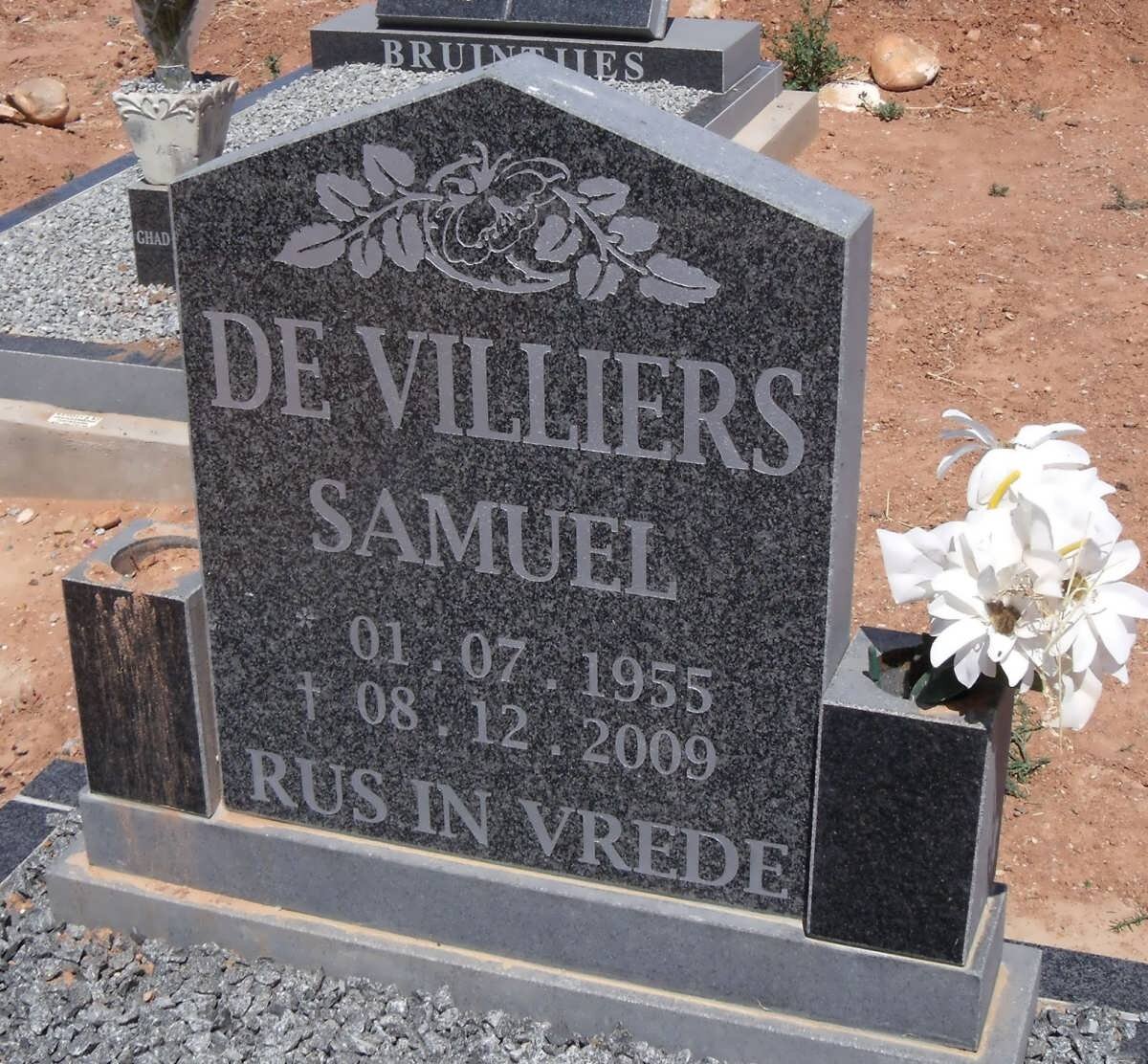 VILLIERS Samuel, de 1955-2009
