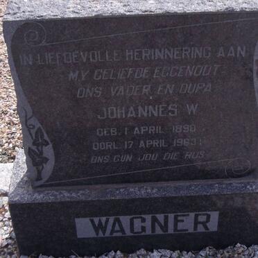 WAGNER Johannes W. 1899-1963