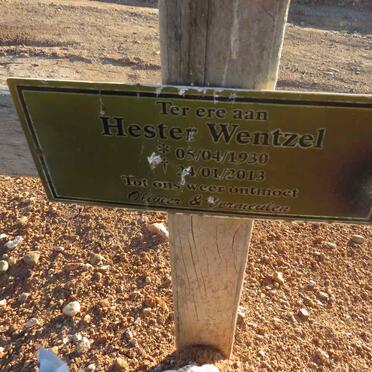 WENTZEL Hester 1930-2013