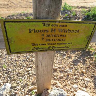 WITBOOI Floors H. 1941-2012