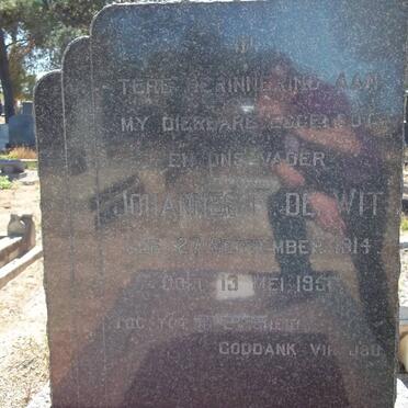 WIT Johannes, de 1914-1951