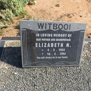 WITBOOI Elizabeth N. 1924-1994