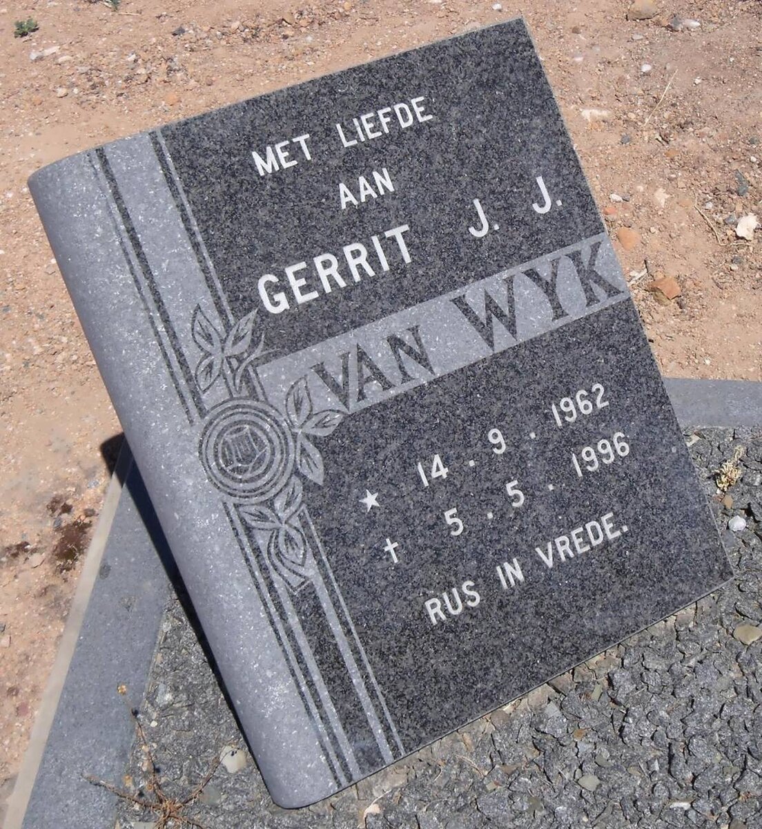 WYK Gerrit J.J., van 1962-1996