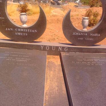 YOUNG Jan Christian Smuts 1943-2004 &amp; Johanna Maria YOUNG 1943-1998