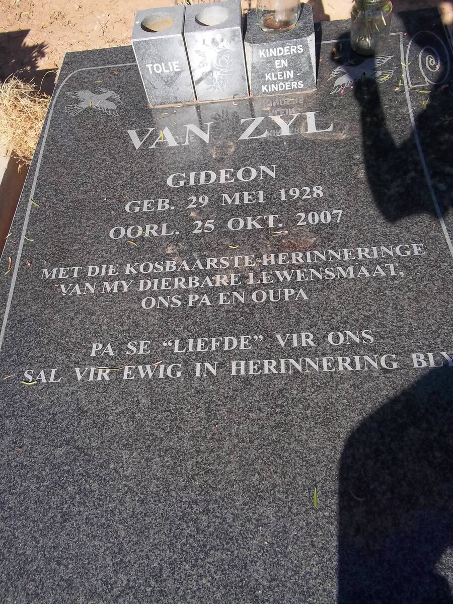 ZYL Gideon, van 1928-2007