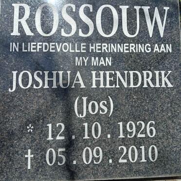 ROSSOUW Joshua Hendrik 1926-2010