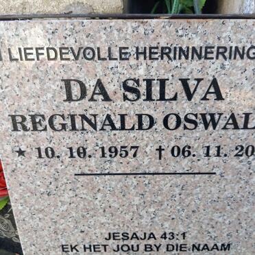SILVA Reginald Oswald, da 1957-2020