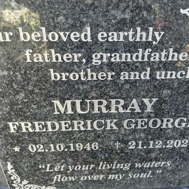 MURRAY Frederick George 1946-2020