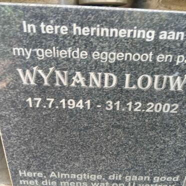 LOUW Wynand 1941-2002