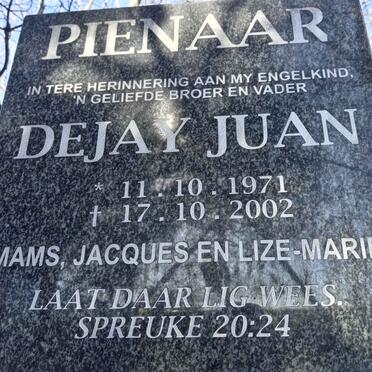 PIENAAR Dejay Juan 1971-2002