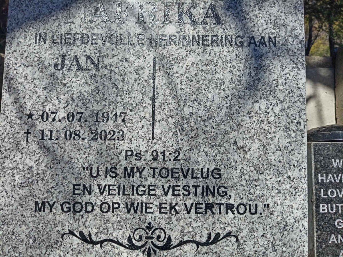 AFRIKA Jan 1947-2023