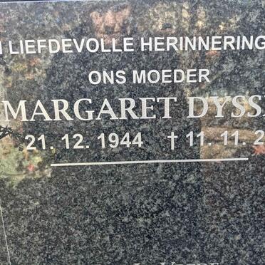 DYSSEL Margaret 1944-2016
