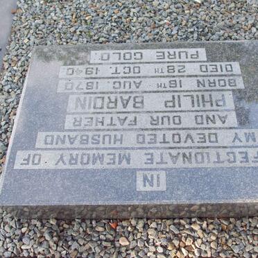 BARDIN Philip  1870-1940