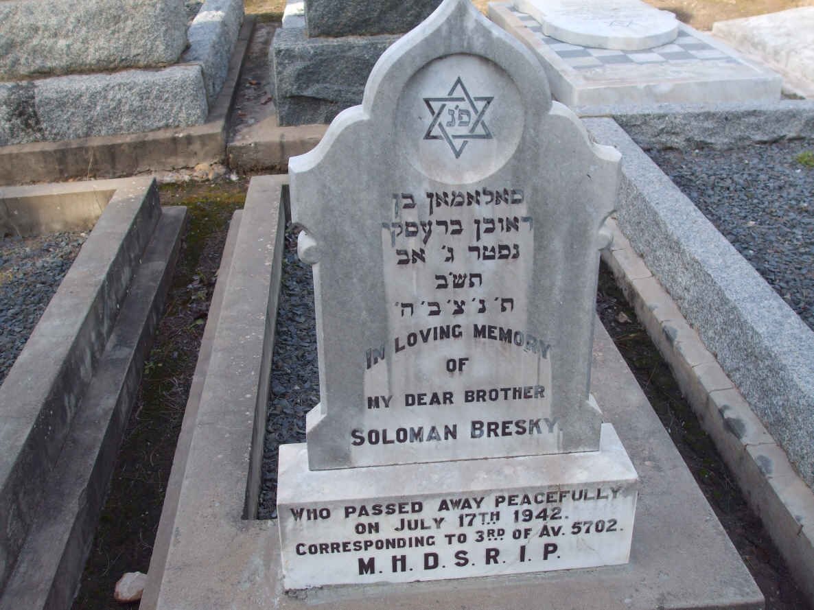BRESKY Solomon  -1942