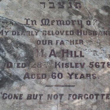 HILL M.A.  -1918 