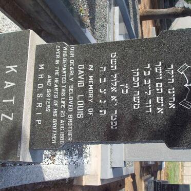 KATZ David Louis  -1980