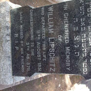 LIPSCHITZ William  -1951