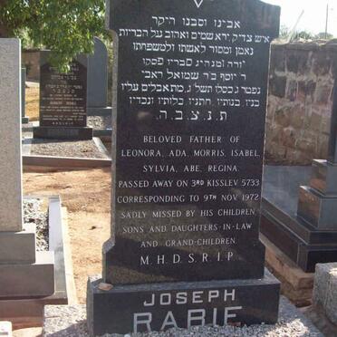 RABIE Joseph  -1972
