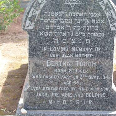 TOOCH Bertha nee STUSSER  -1941