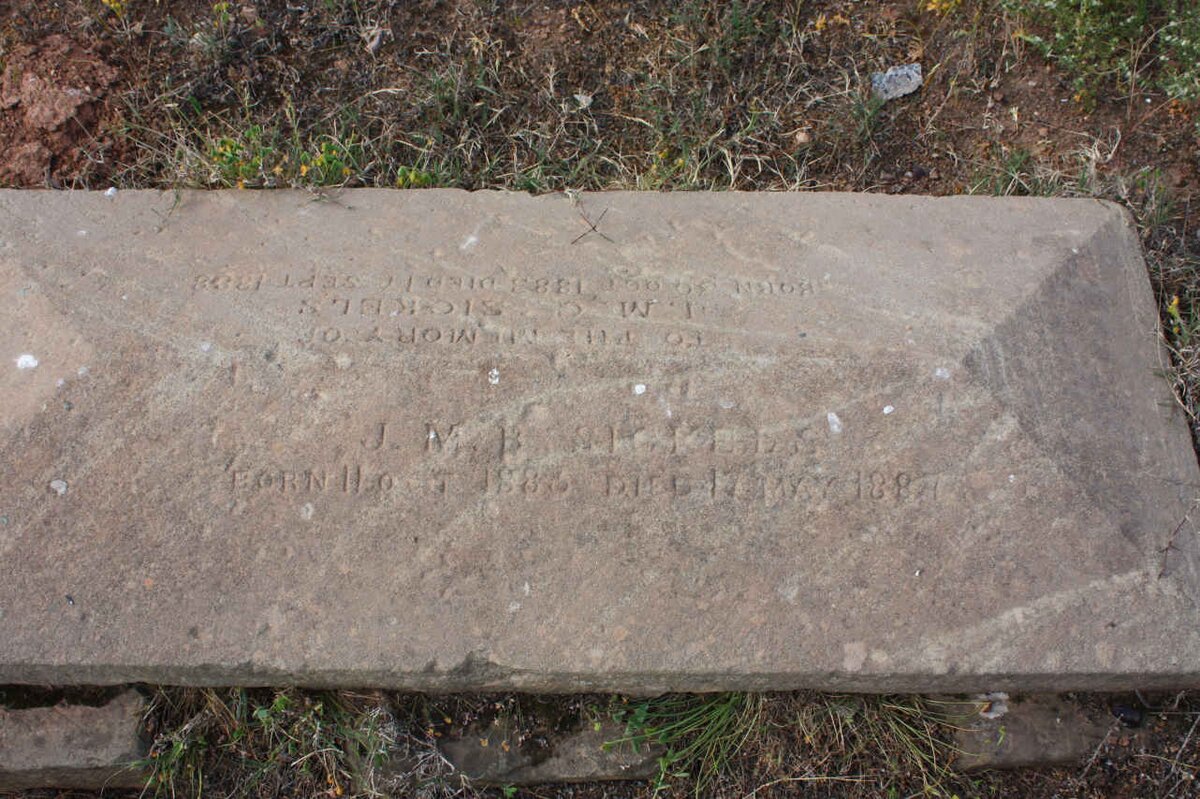 SICKLES J.M.B. 1886-1887