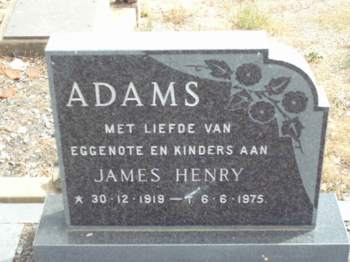 ADAMS James Henry 1919-1975