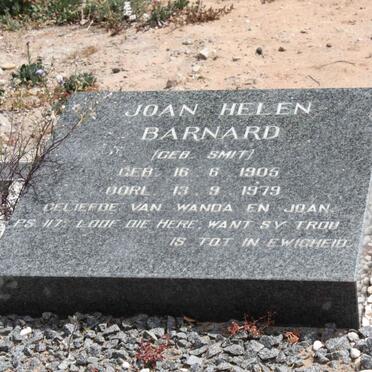 BARNARD Joan Helen nee SMIT 1905-1979