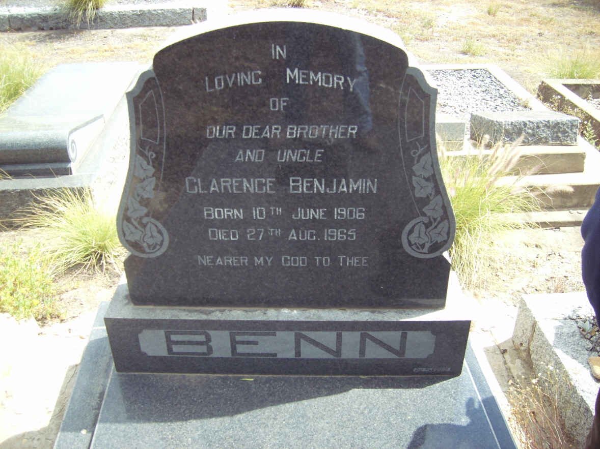 BENN Clarence Benjamin 1906-1965