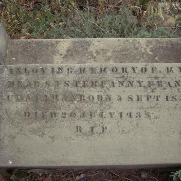 C?A??? Fanny Frances 1835-1938