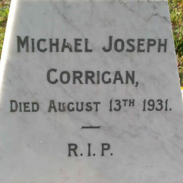 CORRIGAN Michael Joseph  -1931