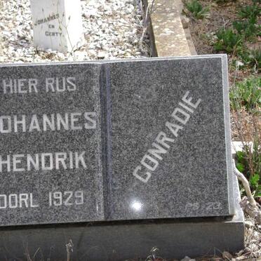 CONRADIE Johannes Hendrik -1929 :: COMBRINCK Frederika Christina nee FOUCHE 1862-1946
