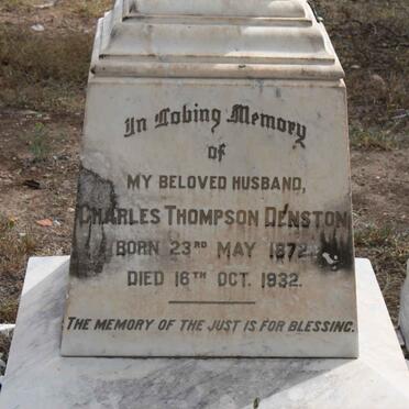 DENSTON Charles Thompson 1872-1932
