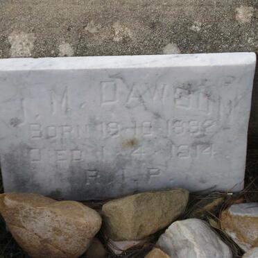 DAWSON J.M 1892-1914