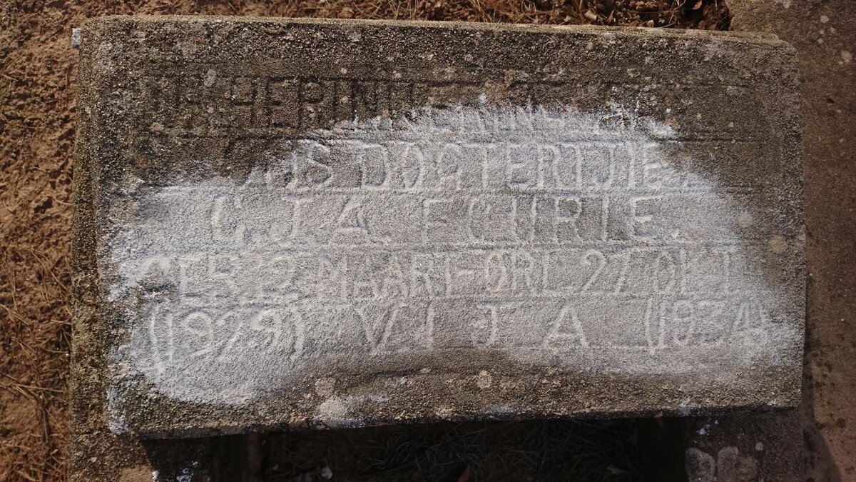 FOURIE G.J.A. 1929-1934