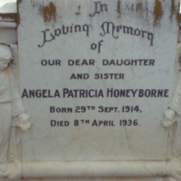 HONEYBORNE Angela Patricia 1914-1936