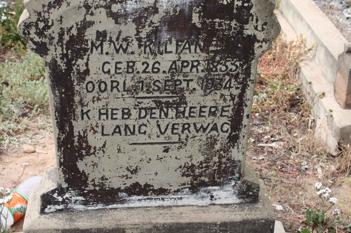 KILIAN M.W. 1855-1934