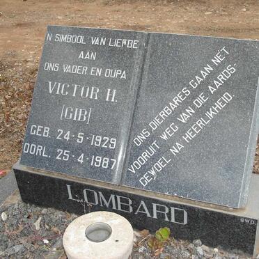 LOMBARD Victor H. 1929-1987