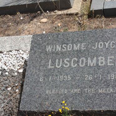 LUSCOMBE Winsome Joyce 1935-1983