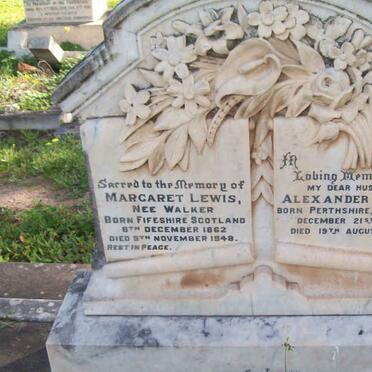 LEWIS Alexander 1858-1931 &amp; Margaret WALKER 1862-1948