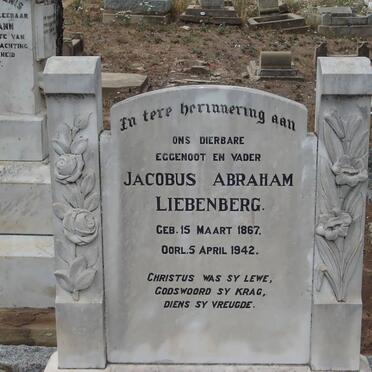 LIEBENBERG Jacobus Abraham 1867-1942