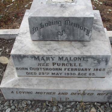 MALONE Mary nee PURCELL 1865-1930
