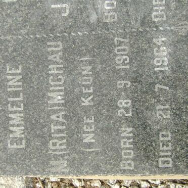 MICHAU Emmeline M. nee KEUN 1907-1964