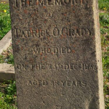 O’GRADY Patrick  -1866 