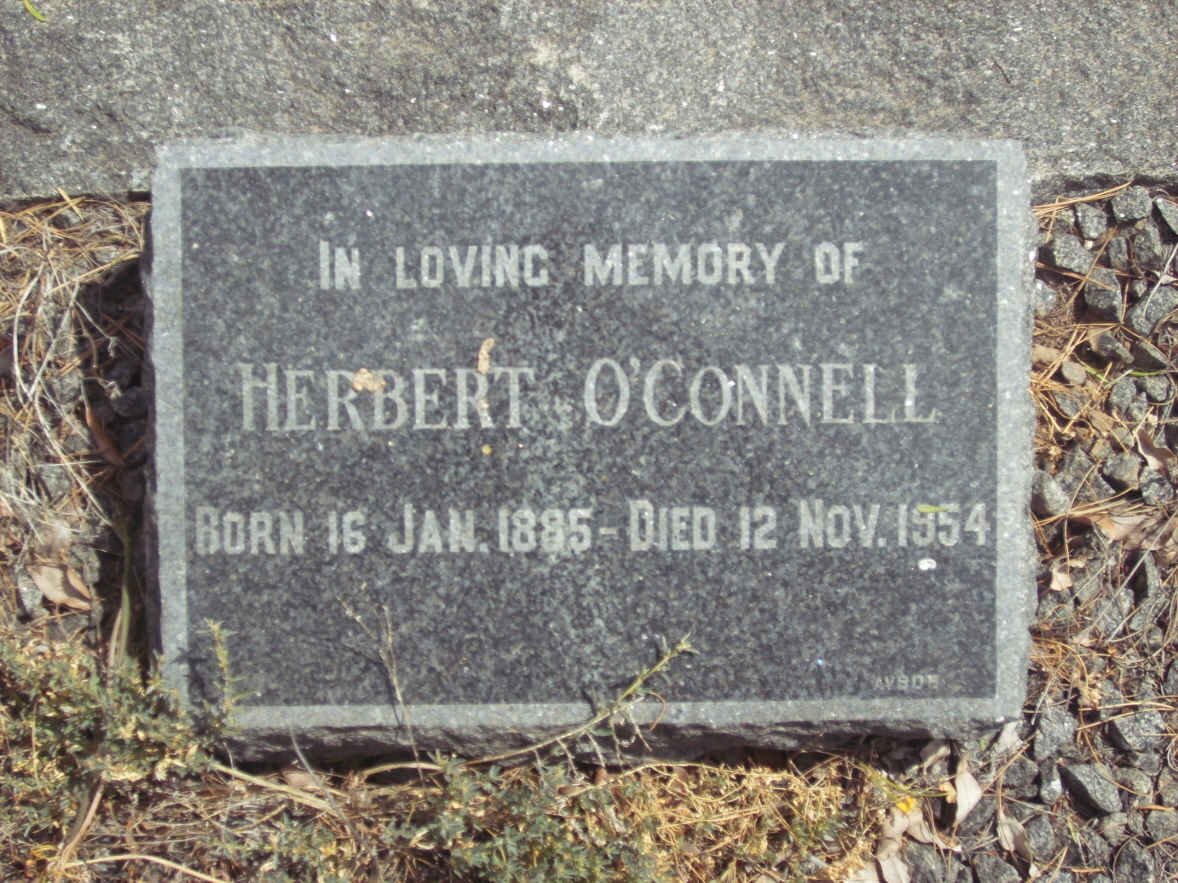 O'CONNELL Herbert 1885-1954