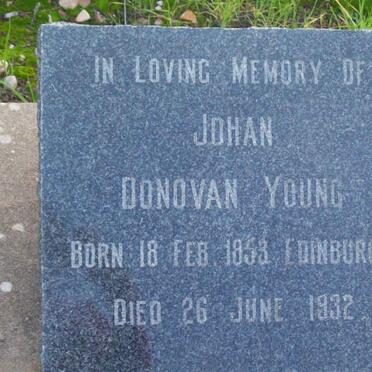 YOUNG Johan Donovan 1953-1932