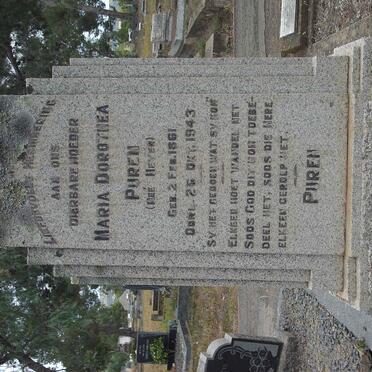 PUREN Maria Dorothea nee MEYER 1861-1943