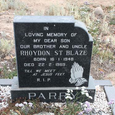 PARRY Rhoydon St Blaze 1948-1969